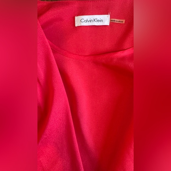 CALVIN KLEIN draped front blouse - Picture 2 of 7